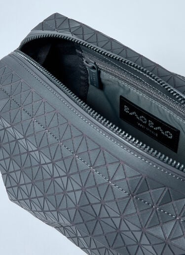 Bao Bao Issey Miyake Saddle Crossbody Bag Grey bao0159003