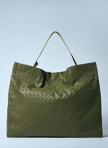Bao Bao Issey Miyake Cart One-Tone Tote Bag Green bao0159004