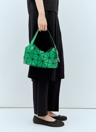スモールボストンハンドバッグ Bao Bao Issey Miyake スモールボストンハンドバッグ グリーン bao0257004