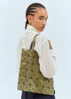 Bao Bao Issey Miyake Lucent Gloss Tote Bag Beige bao0258006