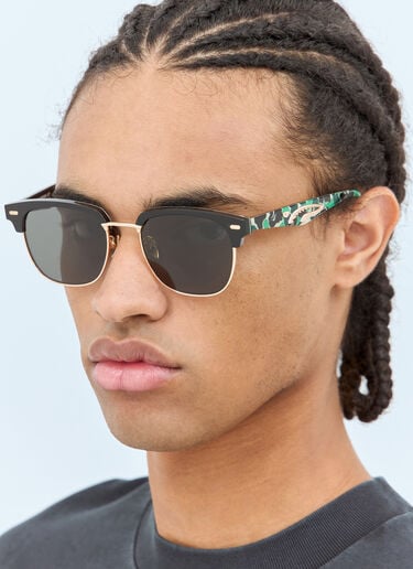 A BATHING APE® #2 Shark Sunglasses Black bap0155010