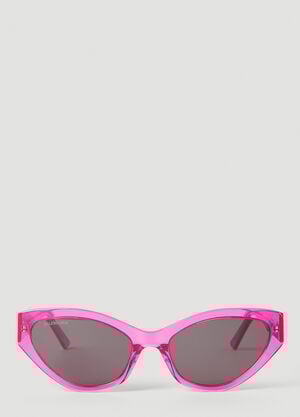 Balenciaga Flat Cat Eye Sunglasses Pink bcs0253003