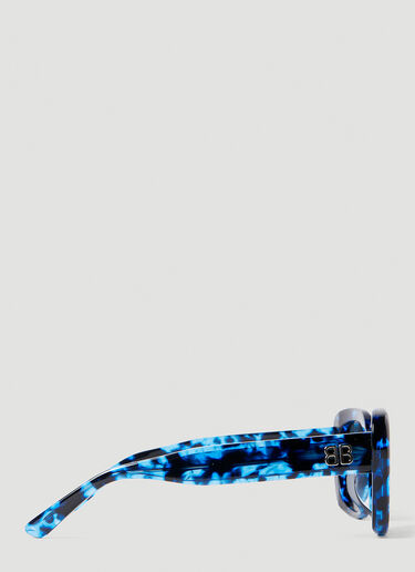 Monaco Square Tortoiseshell Sunglasses Balenciaga Monaco Square Tortoiseshell Sunglasses Blue bcs0253007