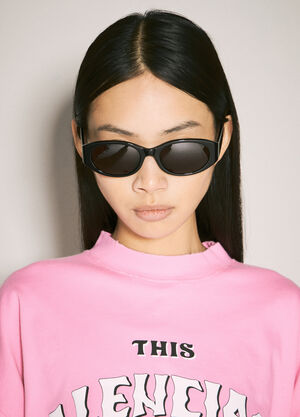 Balenciaga 圆形太阳镜 黑色 bcs0257002