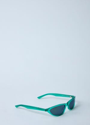 Balenciaga Neo Oval 2.0 Sunglasses Green bcs0260002