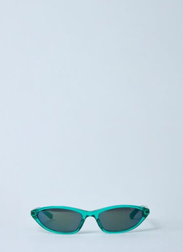 Balenciaga Neo Oval 2.0 Sunglasses Green bcs0260002