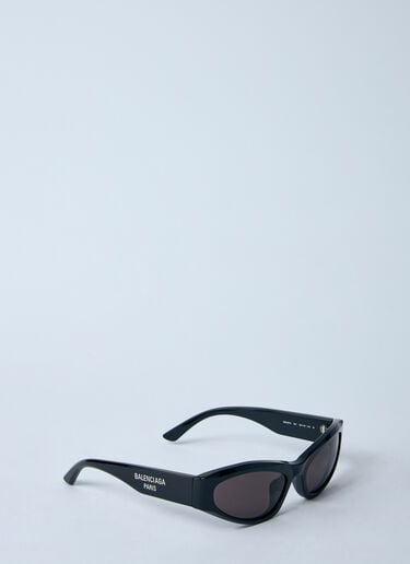 Balenciaga ロゴプリントサングラス  ブラック bcs0260004