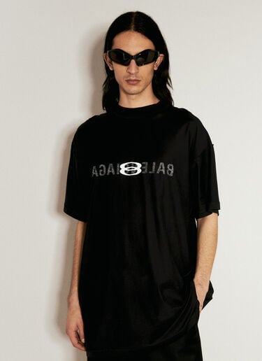Balenciaga 패넥 타원형 선글라스 블랙 bcs0354001