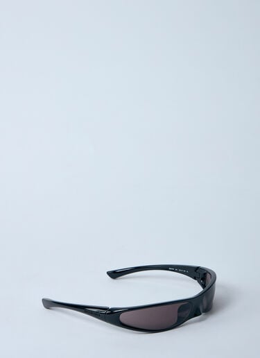 Balenciaga Blade Rectangle Sunglasses Black bcs0360003