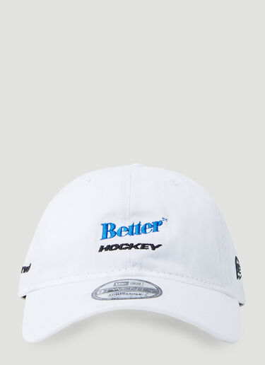 x New Era ホッケー ベースボールキャップ Better Gift Shop x New Era ホッケー ベースボールキャップ ホワイト bfs0154007