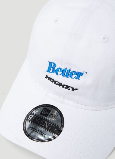 Better Gift Shop x New Era ホッケー ベースボールキャップ ホワイト bfs0154007