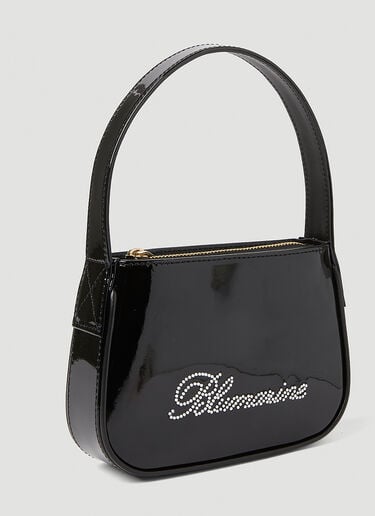Blumarine 徽标缀饰单肩包 黑色 blm0252011