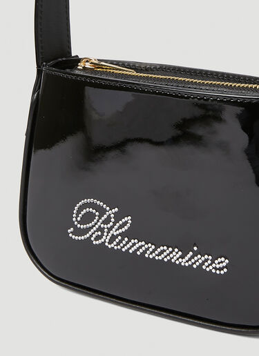 徽标缀饰单肩包 Blumarine 徽标缀饰单肩包 黑色 blm0252011