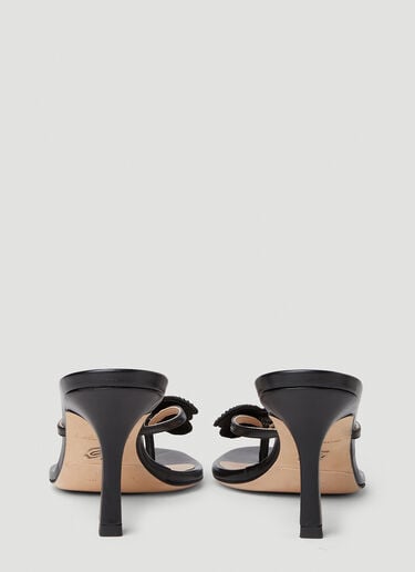 Butterfly Heeled Sandals Blumarine Butterfly Heeled Sandals Black blm0252015