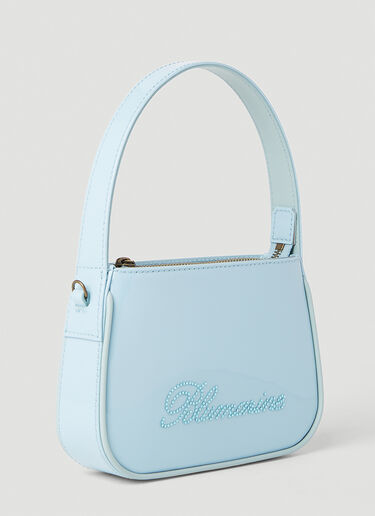 Blumarine 徽标缀饰单肩包 浅蓝色 blm0252022