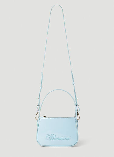 Blumarine 徽标缀饰单肩包 浅蓝色 blm0252022