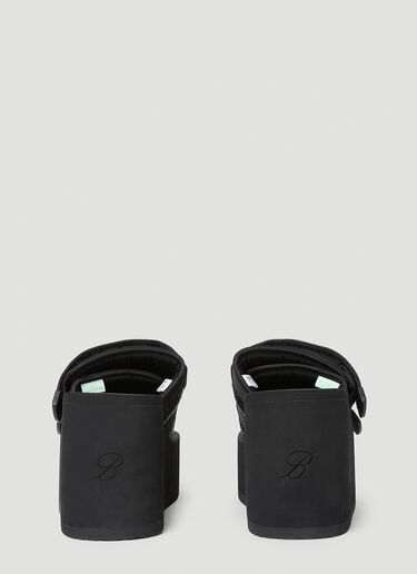 x Suicoke Moto Platform Mules Blumarine x Suicoke Moto Platform Mules Black blm0252029