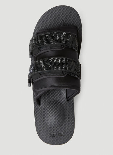 x Suicoke Moto Platform Mules Blumarine x Suicoke Moto Platform Mules Black blm0252029