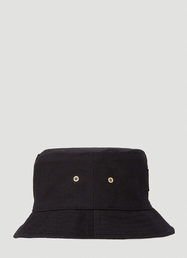 Balmain 로고 패치 버킷 햇 블랙 bln0152013
