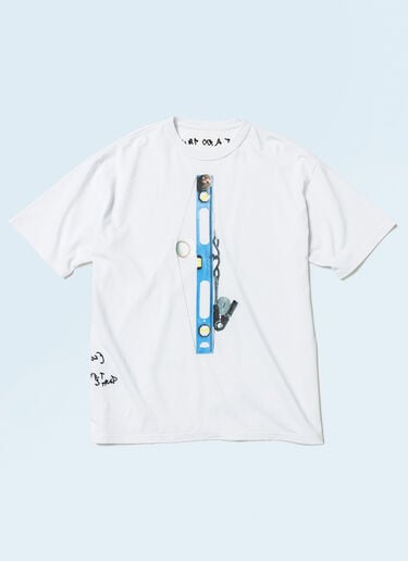ZMURFによるアートワーク付き BEAMS T x LN-CC Tシャツ BEAMS ZMURFによるアートワーク付き BEAMS T x LN-CC Tシャツ ホワイト bms0158008