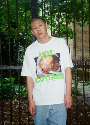 BEAMS BEAMS T x LN-CC T 恤（Ed Davis 画作） 白色 bms0158010