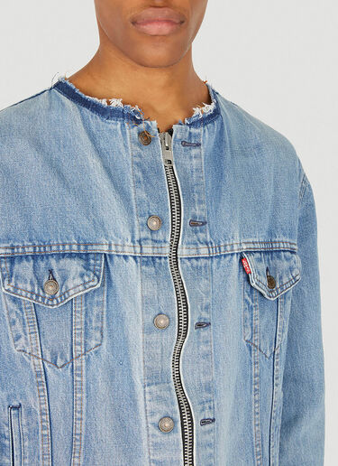 Bonum Rider Bleached Denim Jacket Blue bon0348012