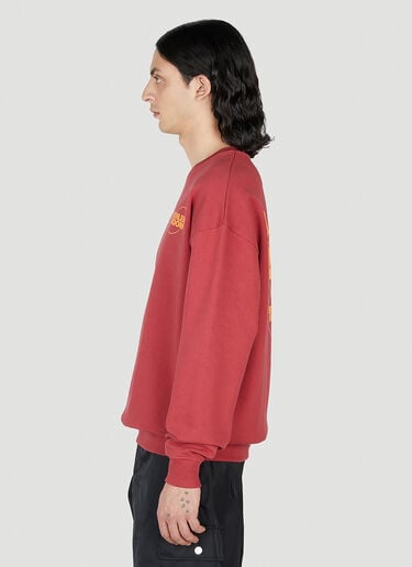 Boiler Room x P.A.M. Logo Print Sweatershirt Red bor0350005