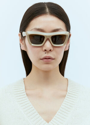 Bottega Veneta 클래식 캣 아이 선글라스  브라운 bos0255002