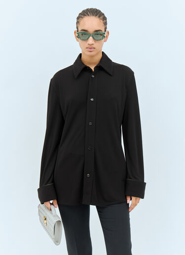 미트레 타원형 선글라스 Bottega Veneta 미트레 타원형 선글라스 그린 bos0257002
