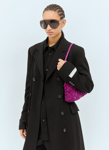 스쿠도 실드 선글라스 Bottega Veneta 스쿠도 실드 선글라스 브라운 bos0258002