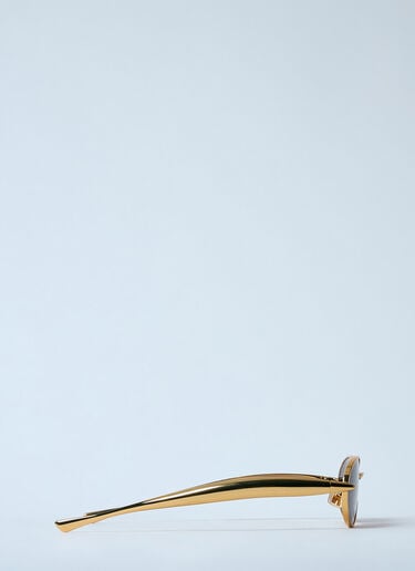 Bottega Veneta サーディーン オーバル サングラス ゴールド bos0259001