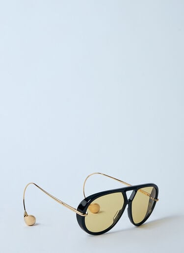 Drop Aviator Sunglasses Bottega Veneta Drop Aviator Sunglasses Black bos0359003