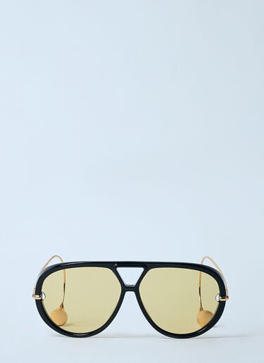 Drop Aviator Sunglasses Bottega Veneta Drop Aviator Sunglasses Black bos0359003