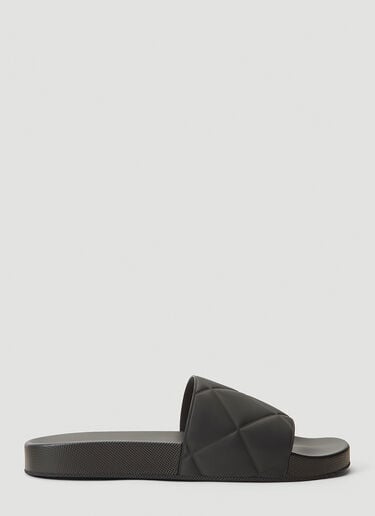 Bottega Veneta Slider Sandals Grey bov0142048