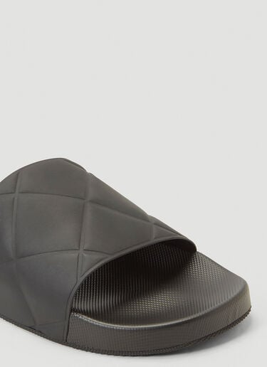 Bottega Veneta Slider Sandals Grey bov0142048