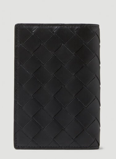 Bottega Veneta Intrecciato Passport Case Black bov0148081