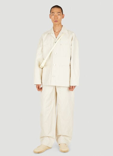 Twill Pants Bottega Veneta Twill Pants Cream bov0148124