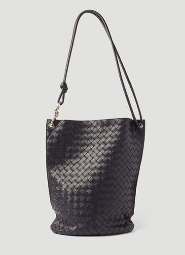 Medium Knot Bucket Tote Bag Bottega Veneta Medium Knot Bucket Tote Bag Black bov0151099