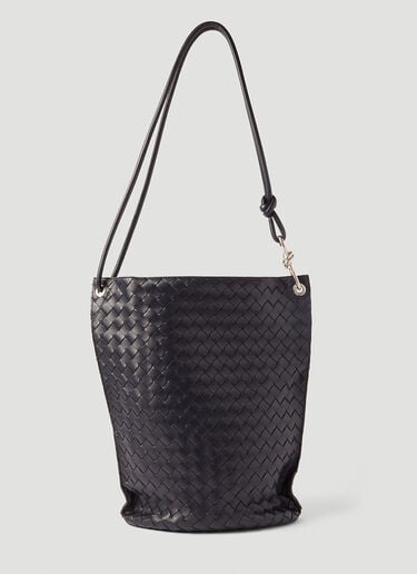 Medium Knot Bucket Tote Bag Bottega Veneta Medium Knot Bucket Tote Bag Black bov0151099