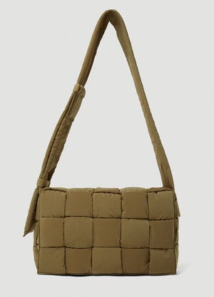 Bottega Veneta 纸感 Cassette 斜挎包 棕色 bov0153021