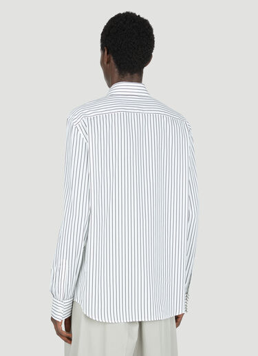 핀스트라이프 포플린 셔츠 Bottega Veneta 핀스트라이프 포플린 셔츠 화이트 bov0154009