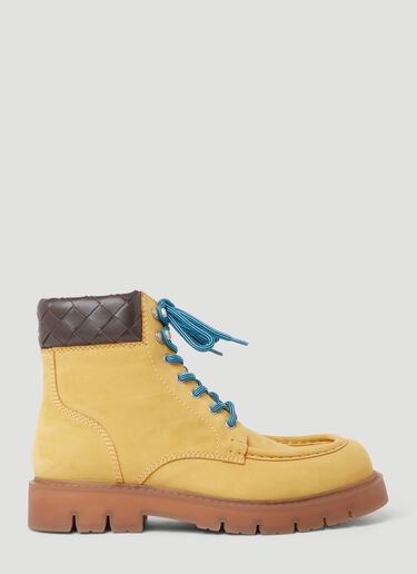 Haddock Lace-Up Ankle Boots Bottega Veneta Haddock Lace-Up Ankle Boots Beige bov0154014