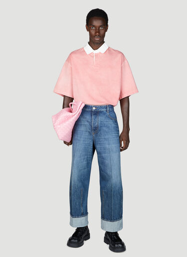 Folded Cuff Jeans Bottega Veneta Folded Cuff Jeans Blue bov0155009