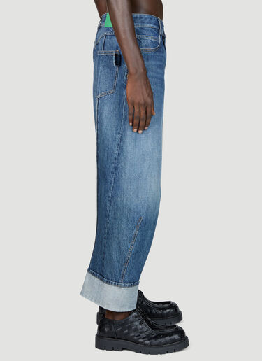 Folded Cuff Jeans Bottega Veneta Folded Cuff Jeans Blue bov0155009