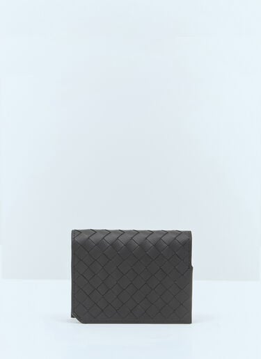Intrecciato Piccolo Flap Cardholder Bottega Veneta Intrecciato Piccolo Flap Cardholder Black bov0157016