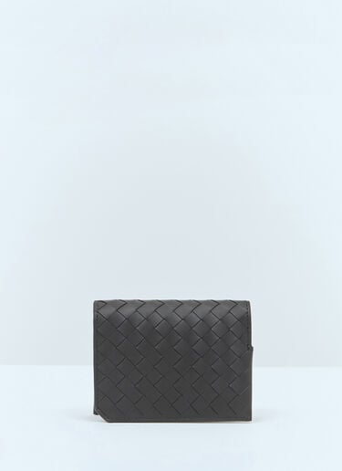 Intrecciato Piccolo Flap Cardholder Bottega Veneta Intrecciato Piccolo Flap Cardholder Black bov0157016