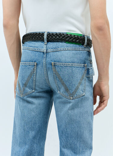 Intreccio 衬垫腰带 Bottega Veneta Intreccio 衬垫腰带 黑色 bov0157018