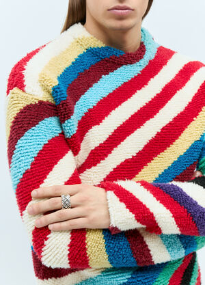 Bottega Veneta Intreccio 戒指 银色 bov0157020