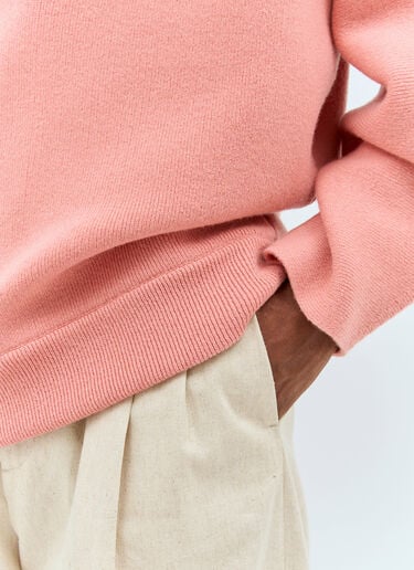 Compact Wool Sweater Bottega Veneta Compact Wool Sweater Pink bov0158004