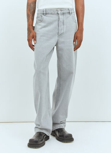 阔腿牛仔裤 Bottega Veneta 阔腿牛仔裤 灰色 bov0158005